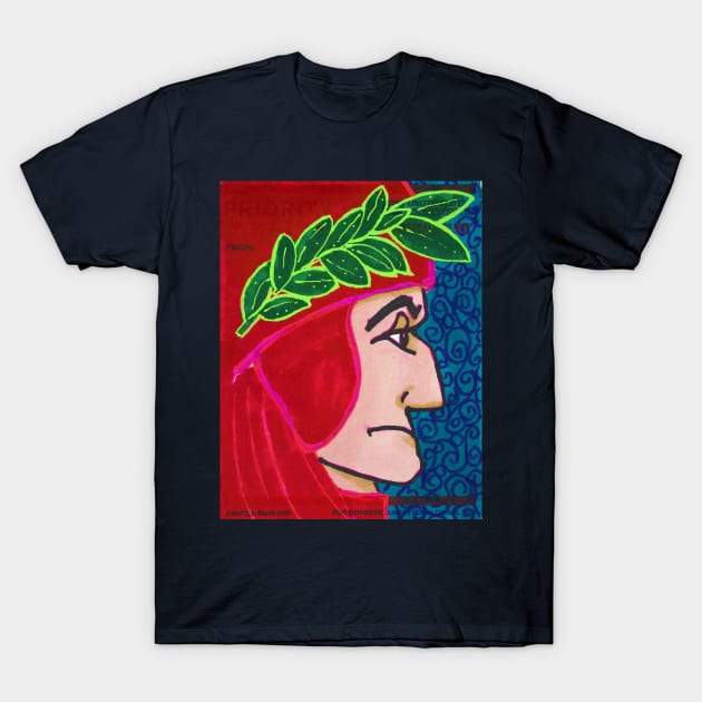 Dante Alighieri slap T-Shirt by Phosfate
